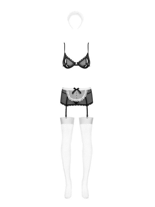 Costume de soubrette sexy Maidme 5 pièces