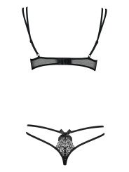Intensa Ensemble Soutien-Gorge et String en Dentelle Noire