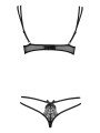 Intensa Ensemble Soutien-Gorge et String en Dentelle Noire