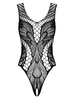 Body Sexy et Graphique en Résille Noire B138