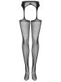 Collant Porte-jarretelles Effet Couture en Résille S314