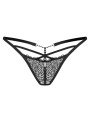 Iliosa String en Dentelle avec Bijou Obsessive Lingerie