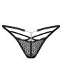 Iliosa String en Dentelle avec Bijou Obsessive Lingerie