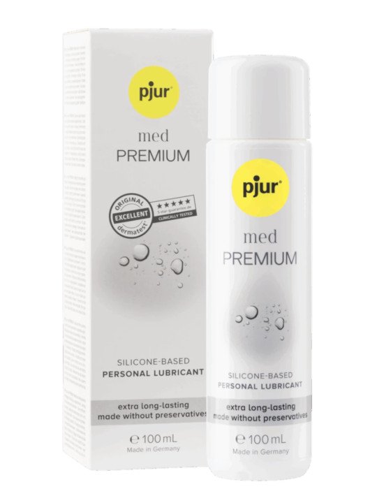Pjur Med Premium : Lubrifiant Silicone Peaux Sensibles | La Clef des Charmes