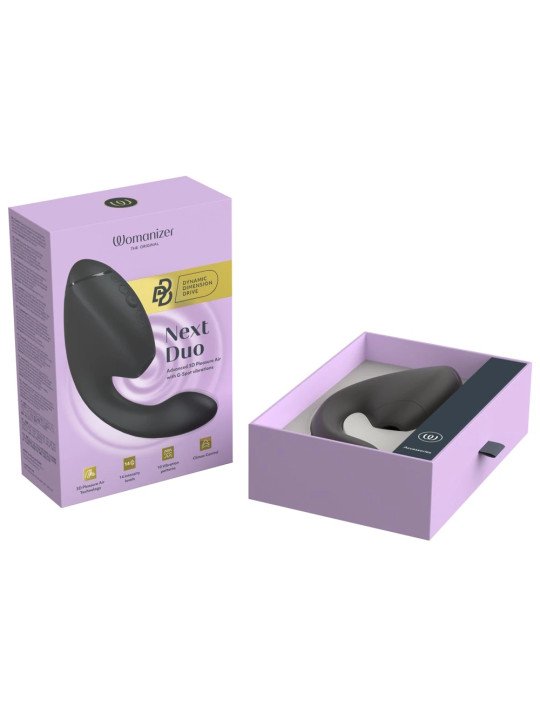 Womanizer Duo Next Pleasure Air 3D Noir Packaging
