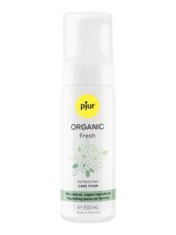 Pjur Organic Fresh : Mousse Nettoyante Intime Vegan | La Clef des Charmes