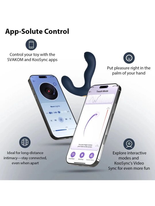 Iker Neo Stimulateur de Prostate Connecté Svakom