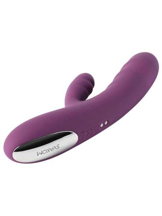 Avery Violet Vibromasseur Rabbit Va-et-Vient Connecté Svakom