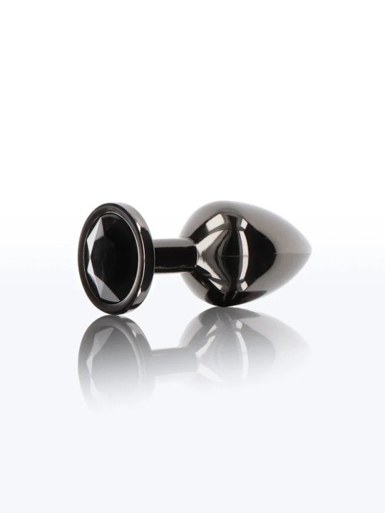 Taboom Plug Bijou Anal Noir et Strass Noir M