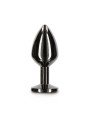 Taboom Plug Bijou Anal Noir et Strass Noir M