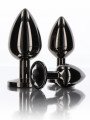 Taboom Plug Bijou Anal Noir et Strass Noir M