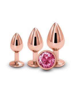 Training Kit Coffret 3 Plug Anaux Rose Gold Rear Assets