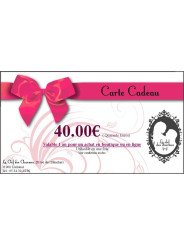 CARTE CADEAU 40€. La Clef des Charmes, Loveshop Toulouse