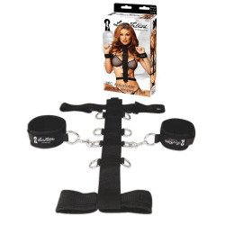 LUX FETISH Harnais de Bondage Adjustable Neck & Wristraint