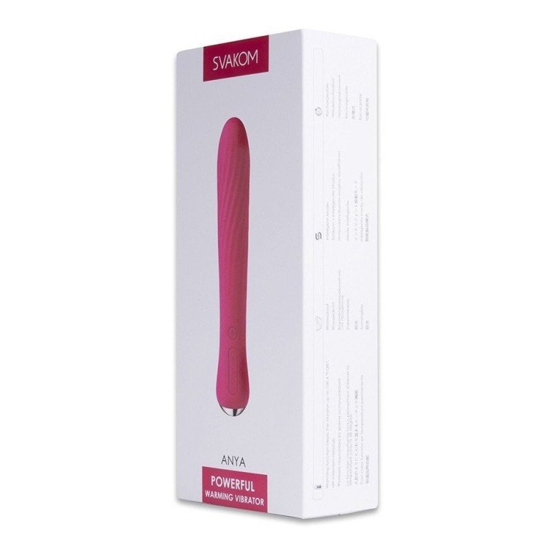 SVAKOM Vibromasseur Chauffant Rechargeable ANYA. La Clef des Charmes