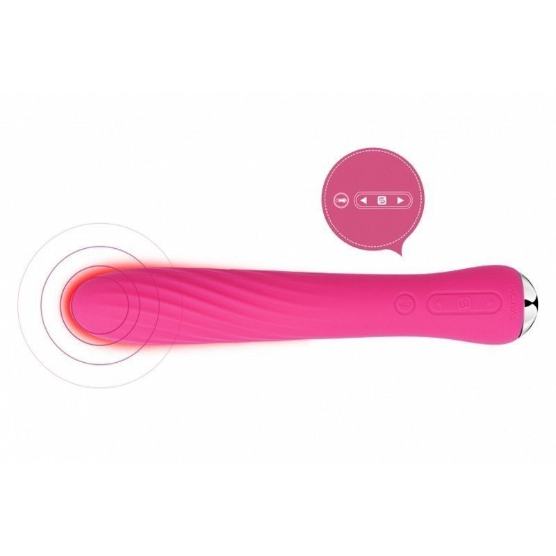 SVAKOM Vibromasseur Chauffant Rechargeable ANYA. La Clef des Charmes