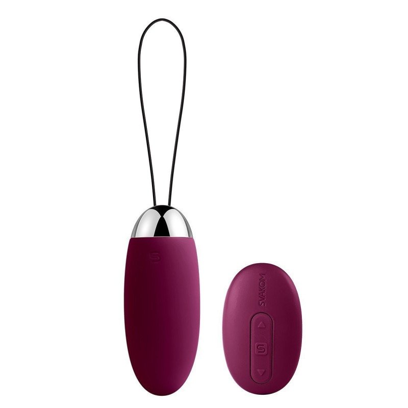 SVAKOM Oeuf  Vibrant Rechargeable ELVA Violet. La Clef des Charmes Loveshop