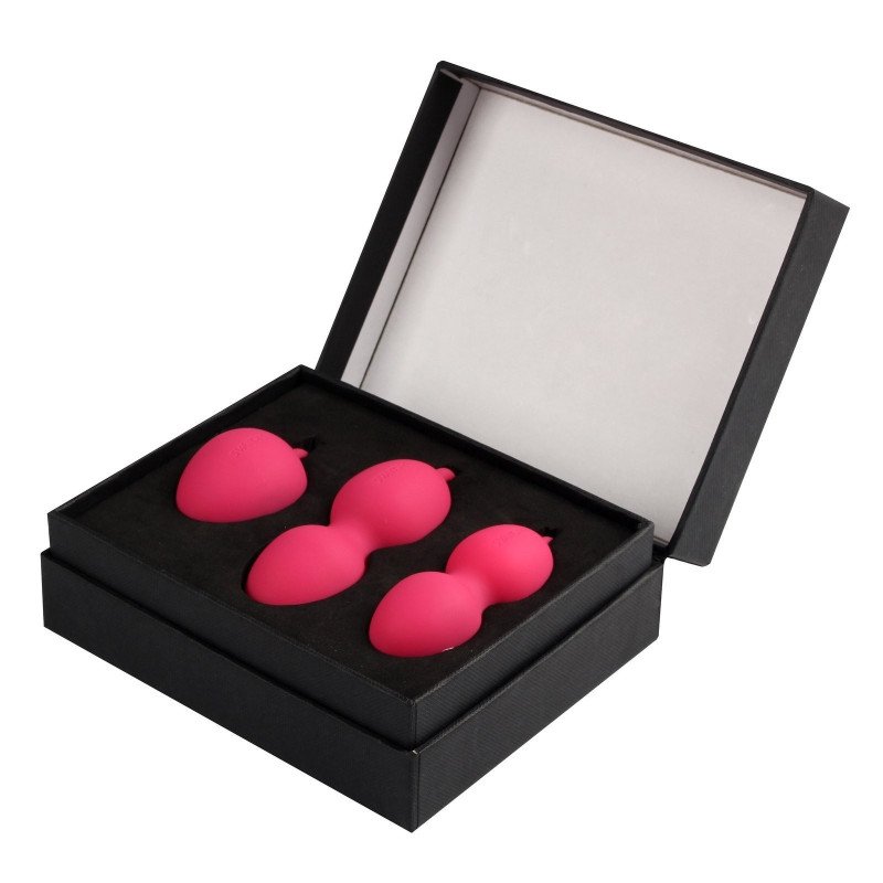 SVAKOM Coffret de 3 boules de geisha NOVA Rose. La Clef des Charmes