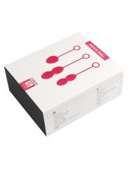 SVAKOM Coffret de 3 boules de geisha NOVA Rose. La Clef des Charmes