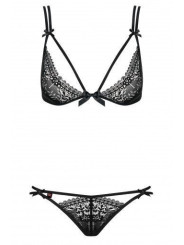 Obsessive Lingerie Ensemble Sexy Noir INTENSA. La Clef des Charmes.