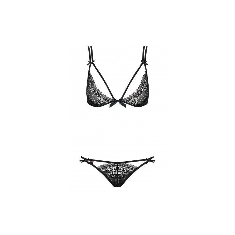 Obsessive Lingerie Ensemble Sexy Noir INTENSA. La Clef des Charmes.