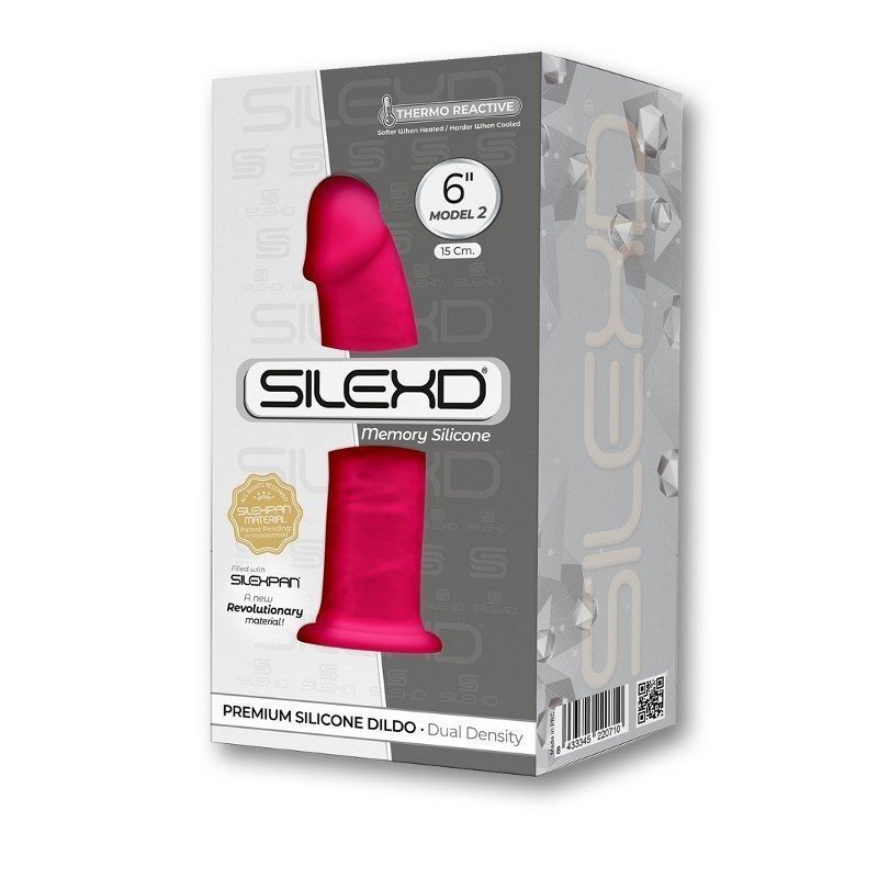 SILEXD Gode Ventouse Réaliste Modèle 2 15 cm - Rose