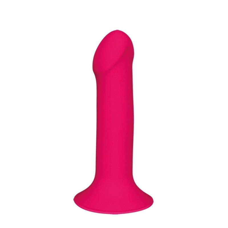 HITSENS 2 Gode Ventouse Rose Fluo Double Densité