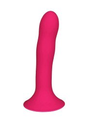 HITSENS 4 ROSE FLUO Gode Ventouse Double Densité