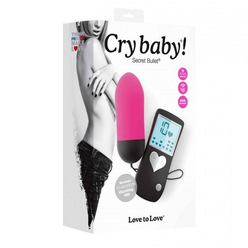 LOVE TO LOVE CRY BABY Oeuf Vibrant - La Clef des Charmes, loveshop, sextoys, lingerie sexy, érotique, Toulouse