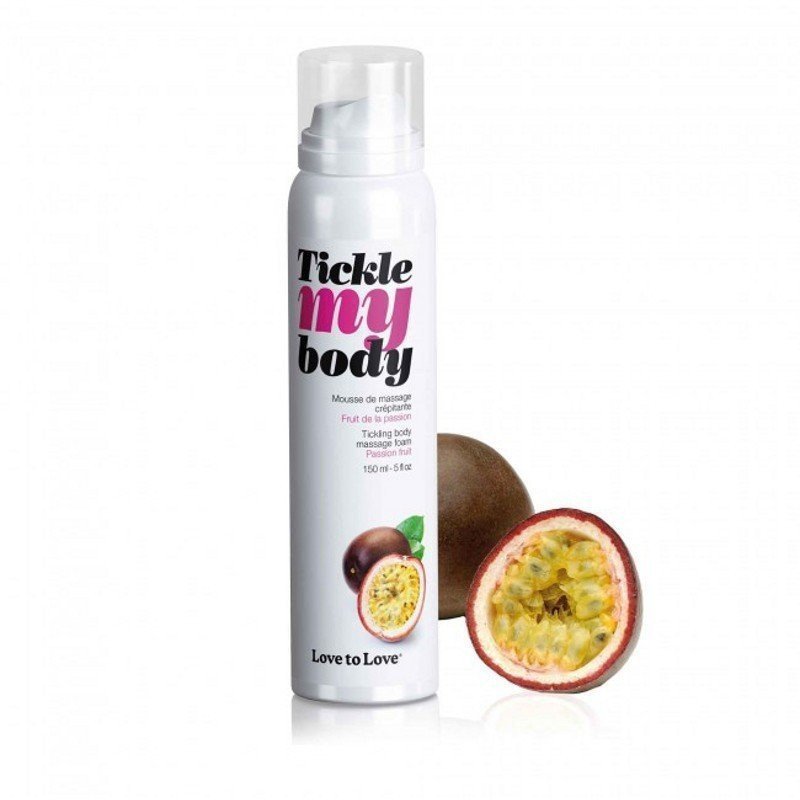 Mousse de Massage Crépitante TICKLE MY BODY Fruit de la Passion