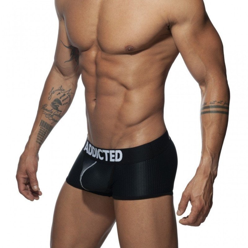 ADDICTED Boxer Push Up MESH Noir