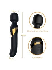 Vibromasseur Wand Rechargeable Dorcel DUAL ORGASMS NOIR