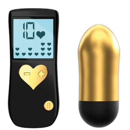 LOVE TO LOVE CRY BABY GOLD Oeuf Vibrant - La Clef des Charmes, loveshop, sextoys, lingerie sexy, érotique, Toulouse