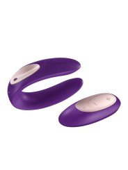 Satisfyer PARTNER DOUBLE PLUS REMOTE Stimulateur Couple Télécommandé La Clef des Charmes