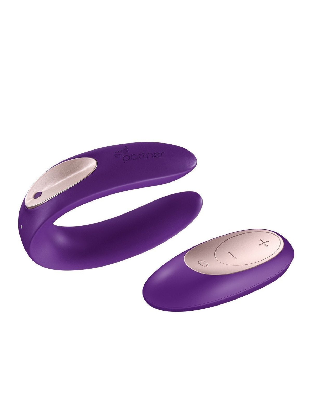 Satisfyer PARTNER DOUBLE PLUS REMOTE Stimulateur Couple Télécommandé La Clef des Charmes