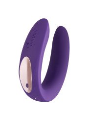 Satisfyer PARTNER DOUBLE PLUS REMOTE Stimulateur Couple Télécommandé La Clef des Charmes