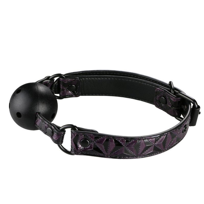 BLAZE BALL GAG Bâillon Boule Violet Irisé, La Clef des Charmes