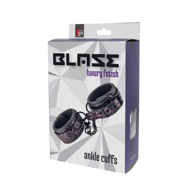 BLAZE Menottes Chevilles ANKLE CUFFS Violet Irisé, La Clef des Charmes