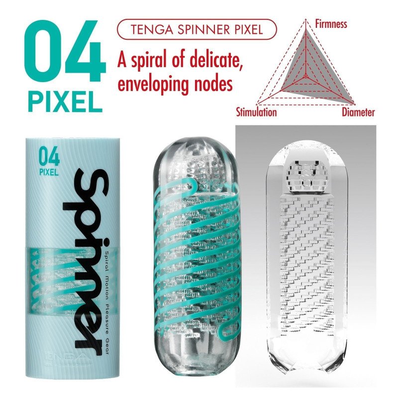 Masturbateur Tenga Spinner 04 Pixel - La Clef des Charmes