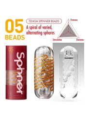 Masturbateur Tenga Spinner 05 Beads - La Clef des Charmes