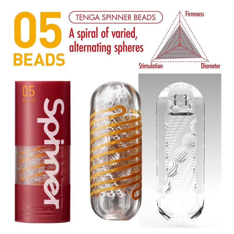 Masturbateur Tenga Spinner 05 Beads - La Clef des Charmes