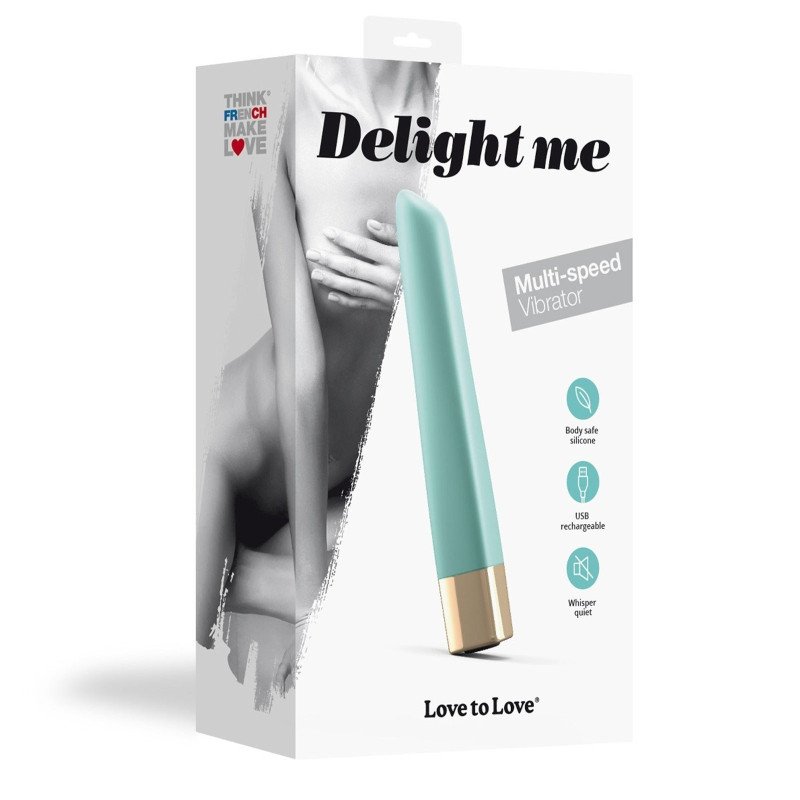 Delight Me Menthe Vibromasseur Rechargeable - La Clef des Charmes