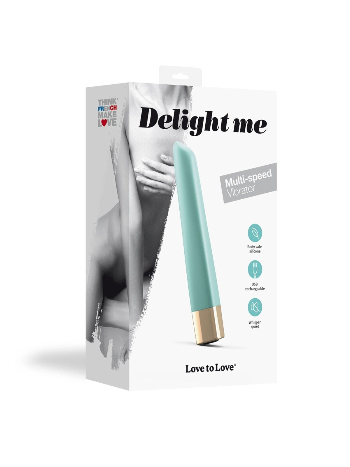 Delight Me Menthe Vibromasseur Rechargeable - La Clef des Charmes