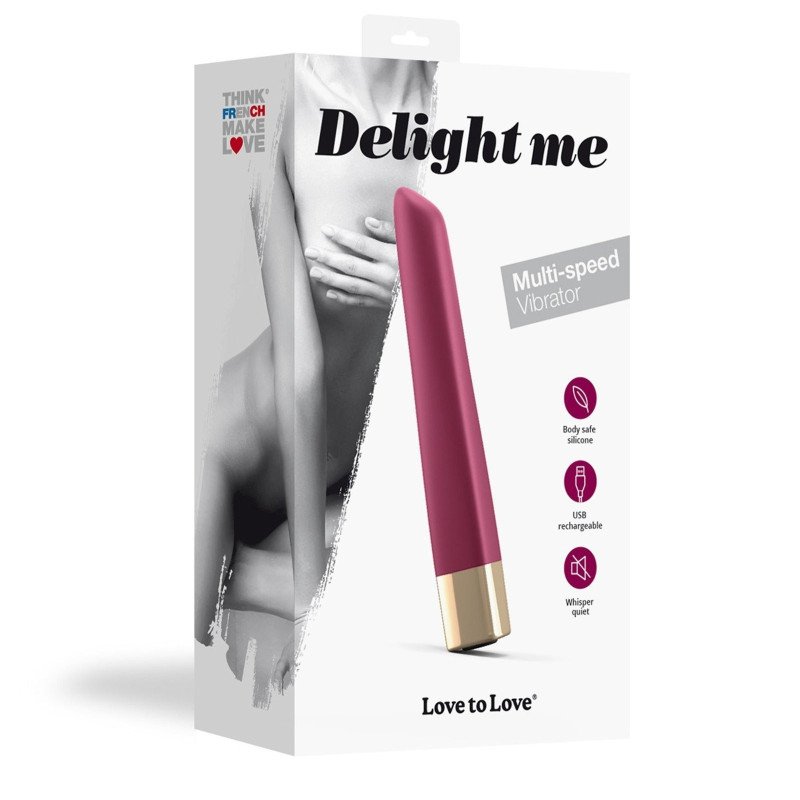 Delight Me Prune Vibromasseur Rechargeable - La Clef des Charmes