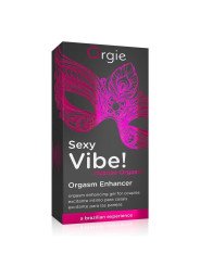 Orgie SEXY VIBE INTENSE ORGASM LIQUID VIBRATOR Gel Excitant Vibrant