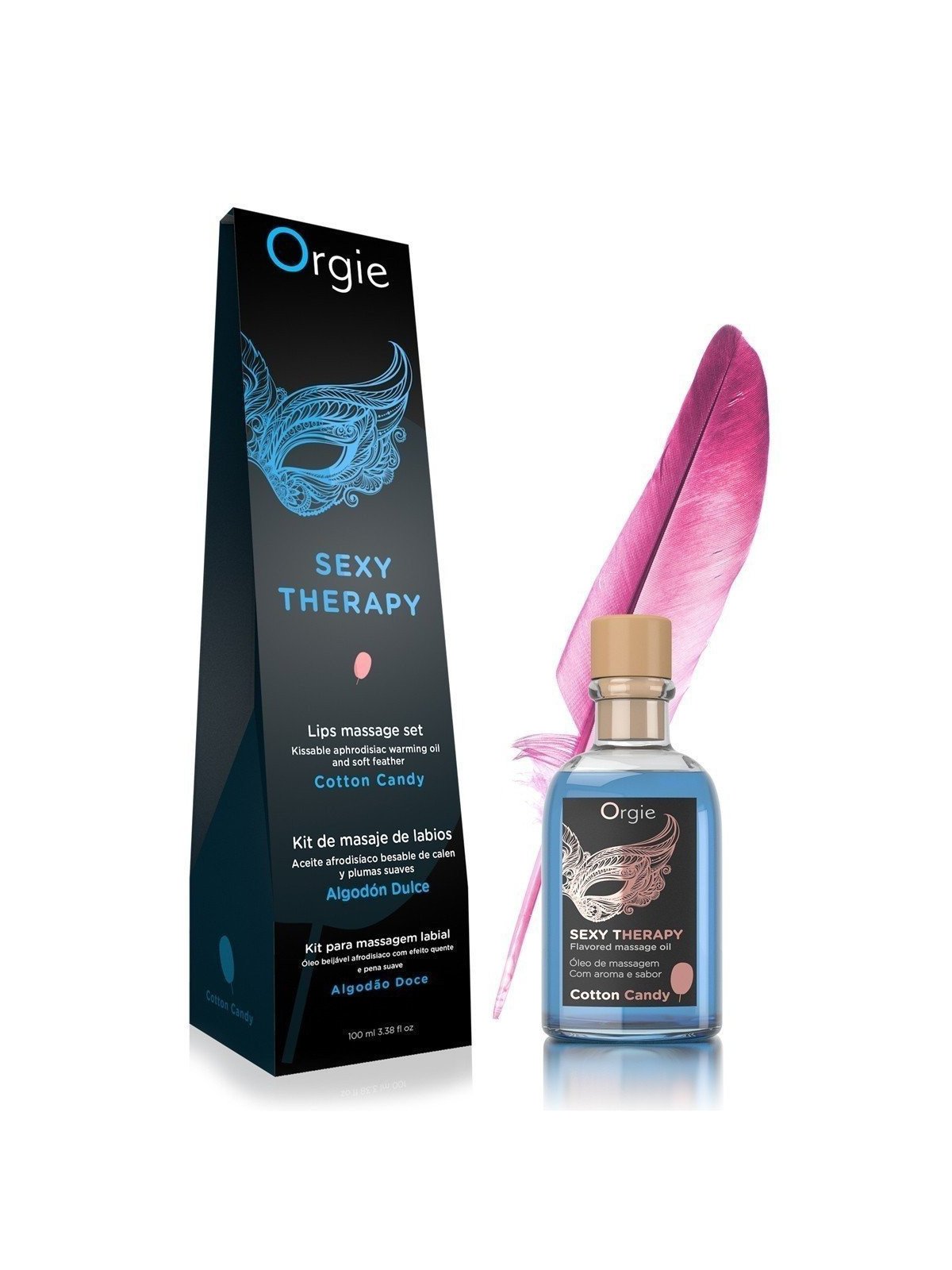 Orgie SEXY THERAPY Kit Massage Gourmand Barbe à Papa