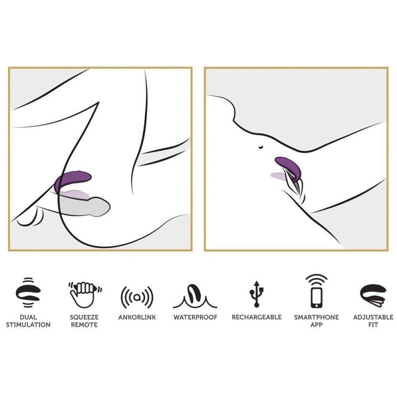 WE-VIBE CHORUS Violet Stimulateur Connecté