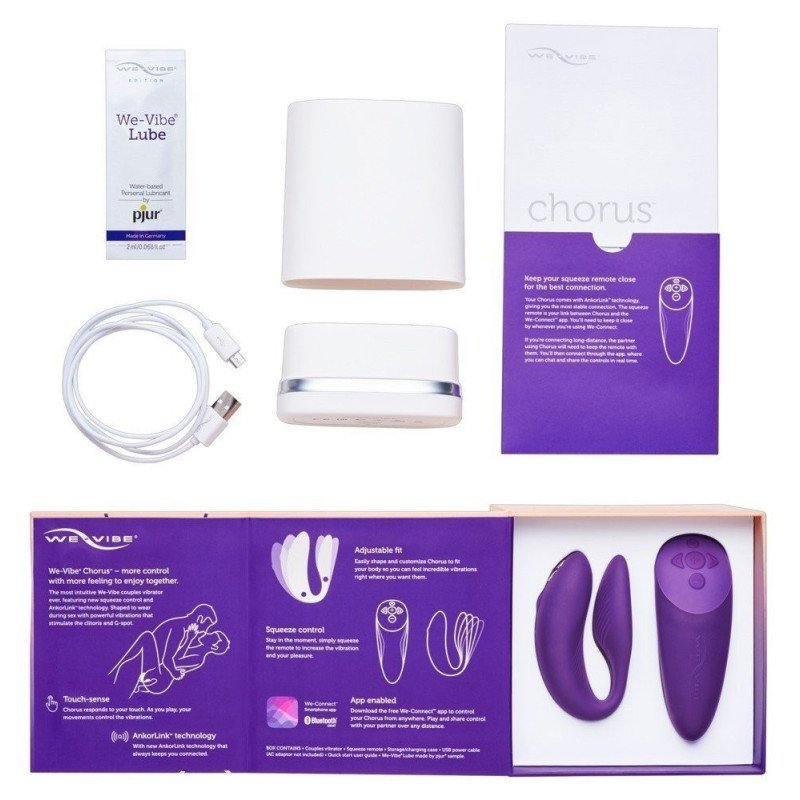 WE-VIBE CHORUS Violet Stimulateur Connecté