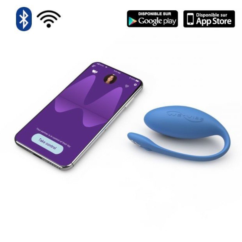 WE-VIBE JIVE Bleu Oeuf Vibrant Connecté