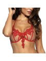 HOT SEVILLA Soutien gorge ROJA Tulle et Dentelle Rouge V-8861